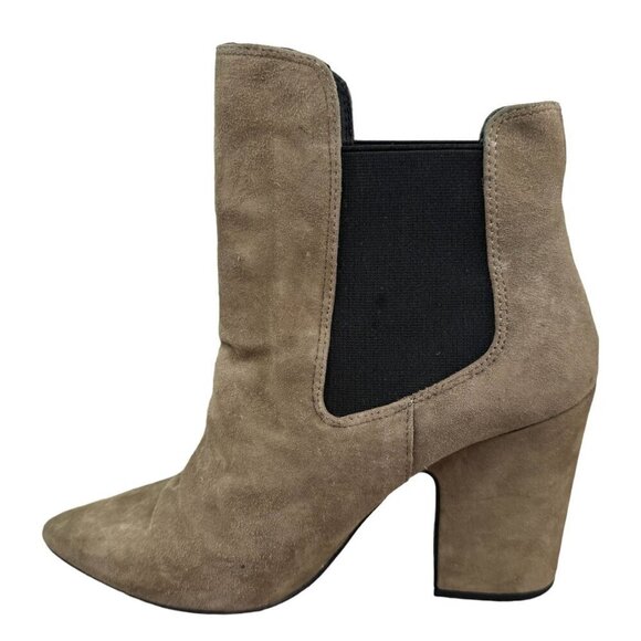 Kristin Cavallari x Chinese Laundry Suede Starlight Green Bootie Women's 9/EU 40 - Picture 8 of 12
